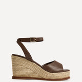 Scene Brown Wedge Sandals