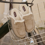 Collected Taupe Faux Fur Mule Loafers