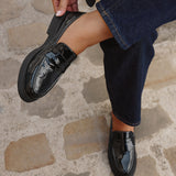 Hilton Black Patent Penny Loafer