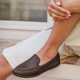 Route Brown Faux Leather Loafers