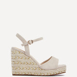 Seraphina Nude Metallic Wedges