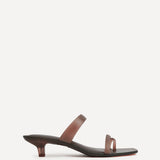 Shade Brown Jelly Heeled Sandals