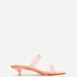 Shade Nude Jelly Heeled Sandals