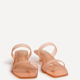 Shade Nude Jelly Heeled Sandals