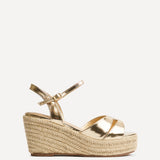 Sian Wide Fit Gold Wedges