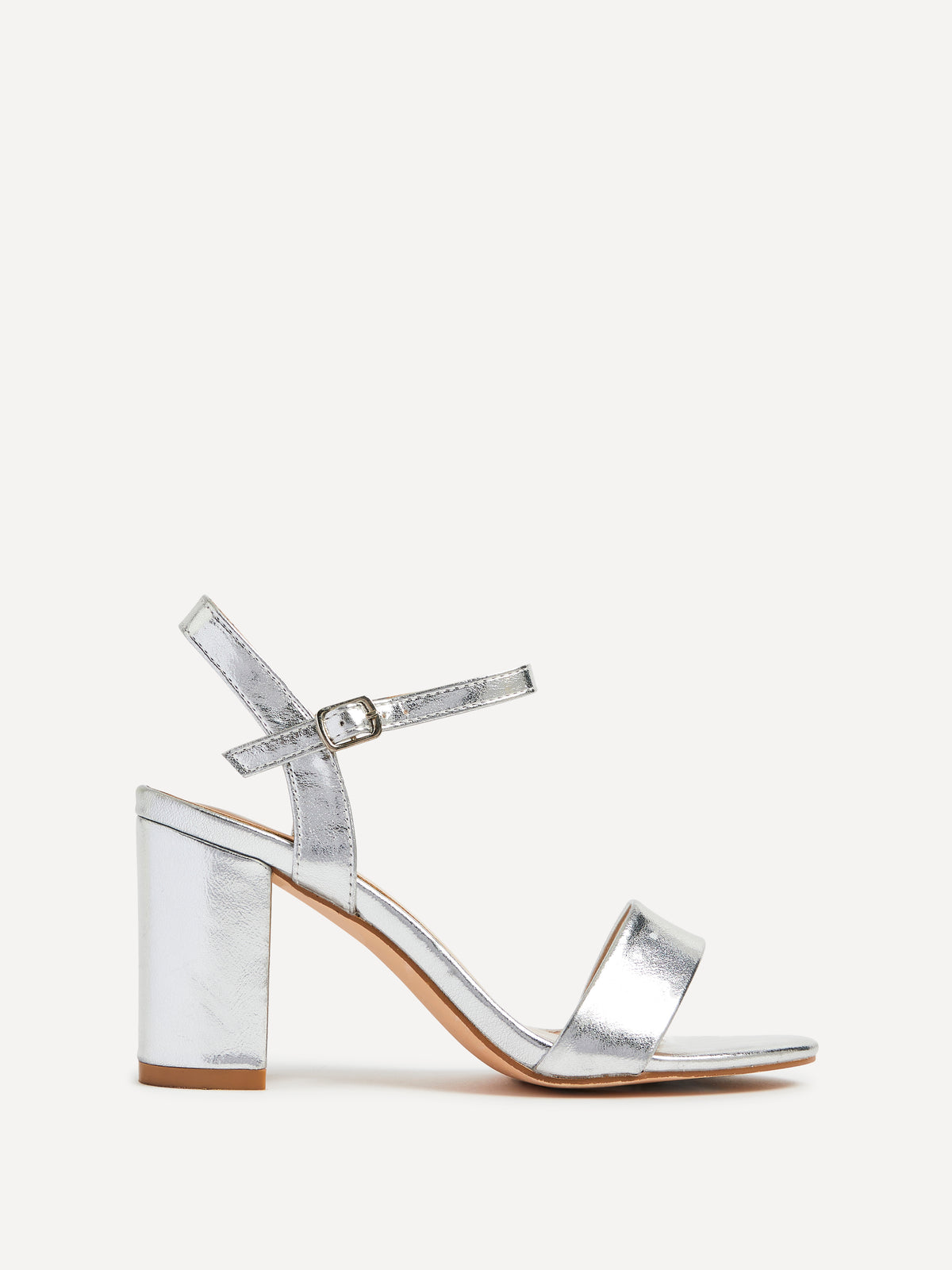 Skyline Faux Leather Heeled Sandals