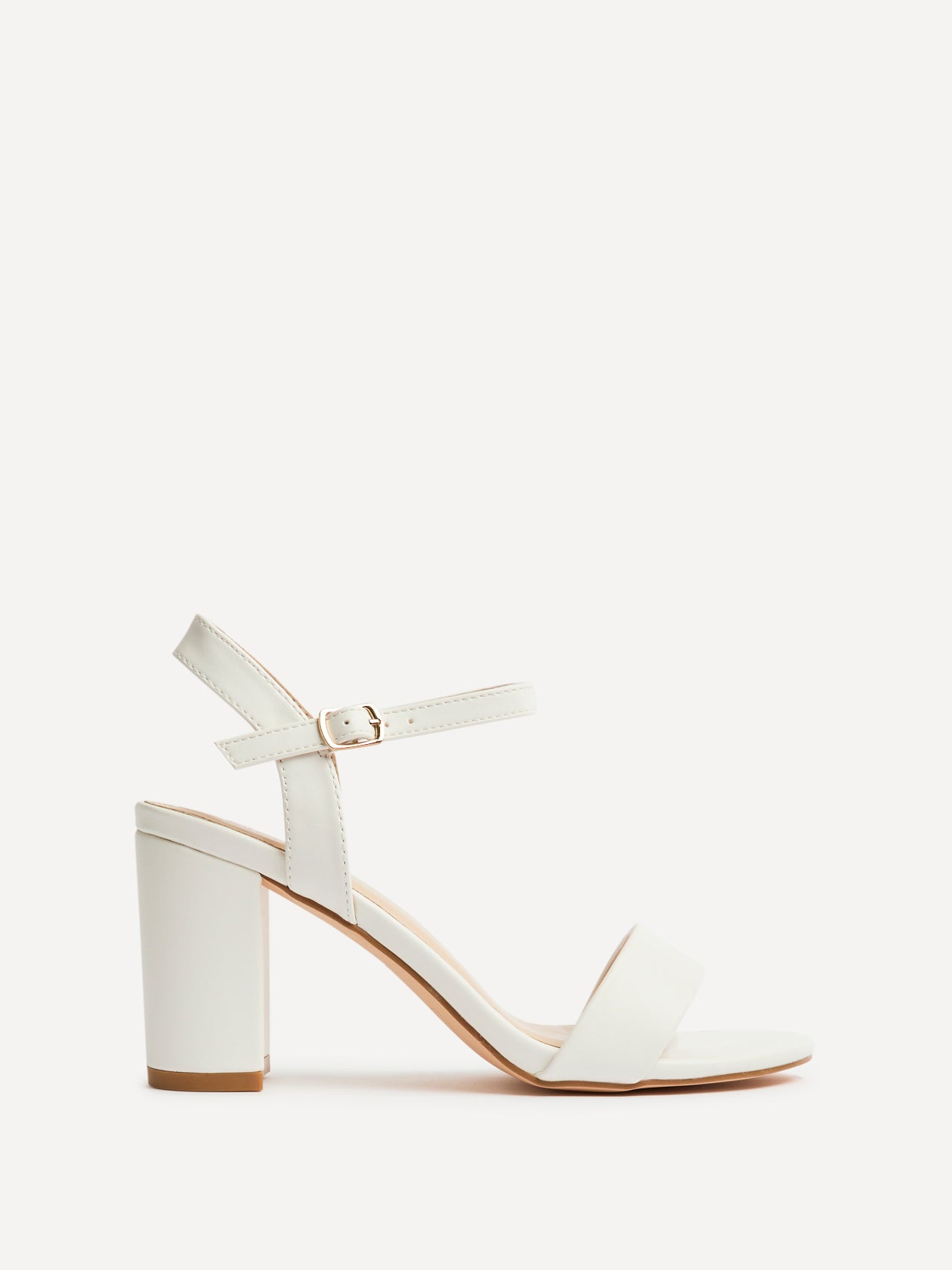 Skyline Faux Leather Heeled Sandals