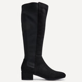 Sloane Black Stretch Long Boots