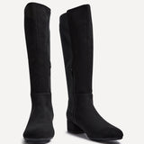 Sloane Black Stretch Long Boots