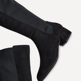Sloane Black Stretch Long Boots