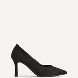 Sofia Wide Fit Black Court Heels