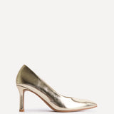 Sofia Wide Fit Gold Court Heels
