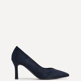 Sofia Wide Fit Navy Court Heels