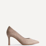Sofia Wide Fit Taupe Court Heels