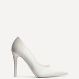 Solemate Bridal Ivory Satin Court Heels