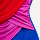 Sorrento Colour Block Draped Swimsuit