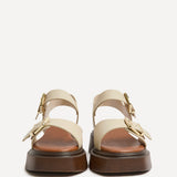 Source Wide Fit Nude Flatform Sandals