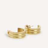 Spirit Gold Large Hoop Earrings