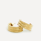 Spirit Gold Large Hoop Earrings