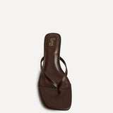 Stassie Brown Mule Heels