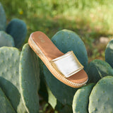 Stay Gold Flatform Mule Sandals