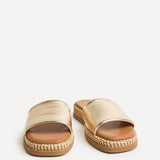 Stay Gold Flatform Mule Sandals
