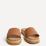 Stay Tan Flatform Mule Sandals