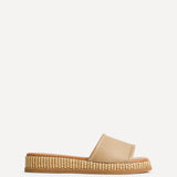 Stay Taupe Flatform Mule Sandals