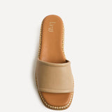Stay Taupe Flatform Mule Sandals