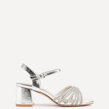 Strictly Wide Fit Silver Diamante Heels