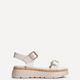 Stride Nude Flatform Sandals