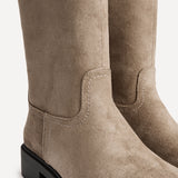 Studio Taupe High Leg Riding Boots