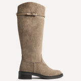 Studio Taupe High Leg Riding Boots