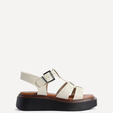 Subtract Nude Gladiator Flatform Sandals