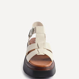 Subtract Nude Gladiator Flatform Sandals