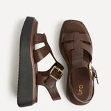Subtract Brown Gladiator Flatform Sandals
