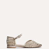 Suki Gold Woven Sandals