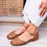 Suki Tan Woven Sandals
