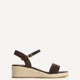 Sunrise Brown Espadrille Flatform Sandals