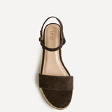 Sunrise Brown Espadrille Flatform Sandals