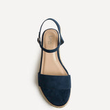 Sunrise Navy Espadrille Flatform Sandals