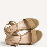 Sunrise Taupe Espadrille Flatform Sandals