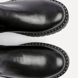 Swift Black Croc Long Boots