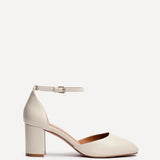 Sydney Nude Square Toe Court Heels
