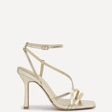 Savannah Gold Strappy Heels
