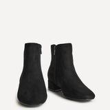 Tailored Wide Fit Black Ankle Boots