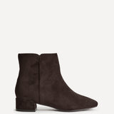 Tailored Wide Fit Brown Ankle Boots