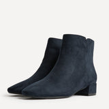 Tailored Wide Fit Navy Ankle Boots