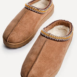 Tammy Chestnut Faux Suede Slippers