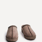 Tammy Mocha Faux Suede Slippers